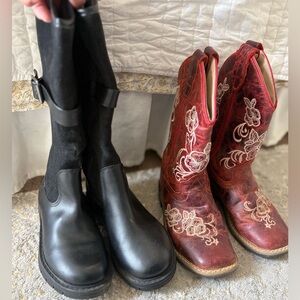 Bundle boots for little girl